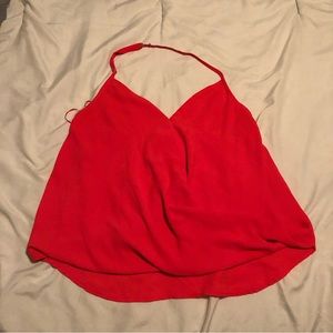 Eight Sixty Red Halter Tank Top